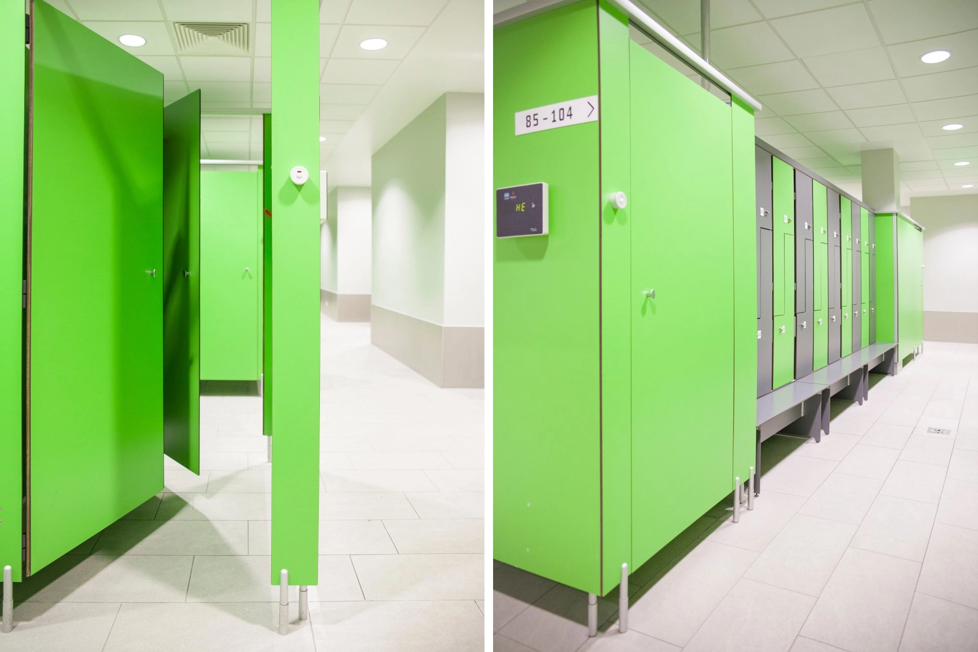 Shower Partitions, Dressing Rooms